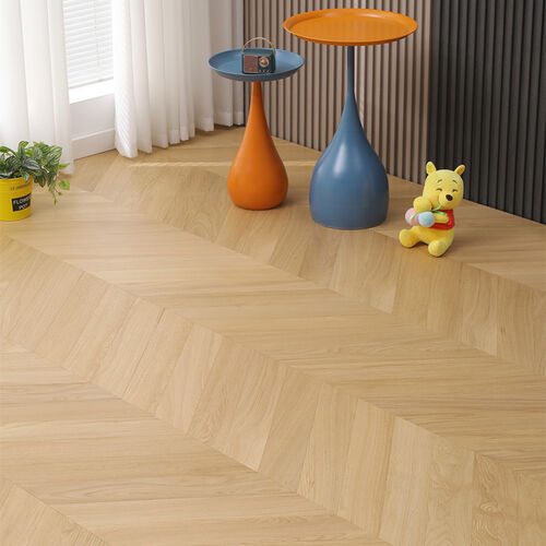 Oak chevron flooring